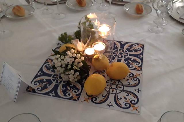 Centrotavola stile Capri