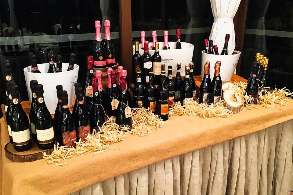 Buffet dei vini
