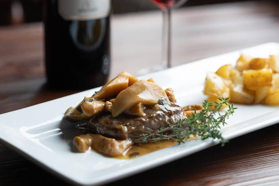 Filetto di manzo ai porcini