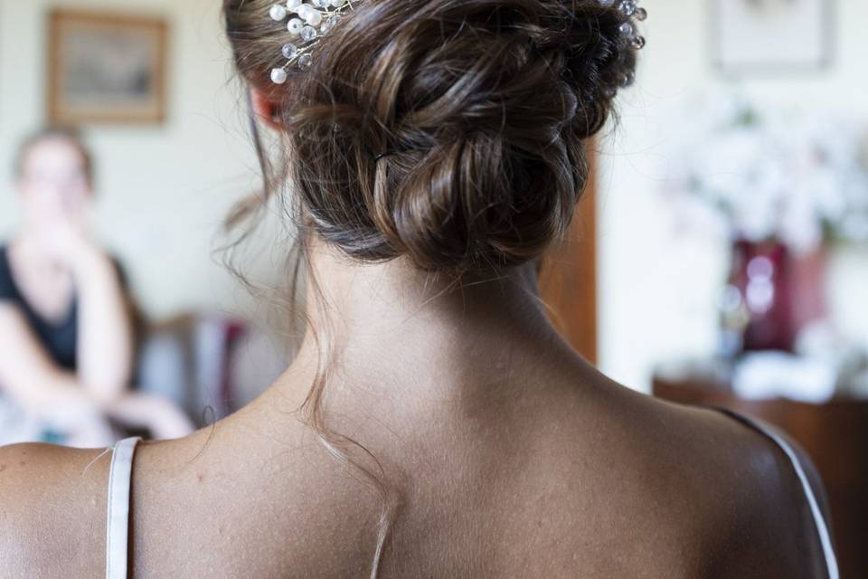 Foto vestizione sposa