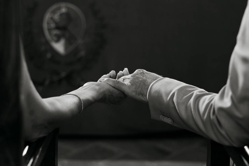 Dettaglio durante la cerimonia