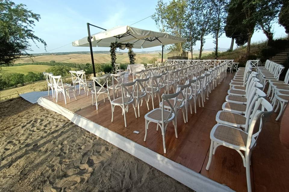 Pedana autolivellante in legno