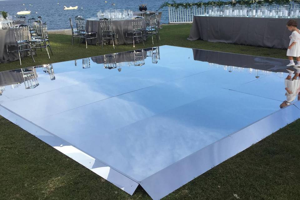 Dance floor a specchio