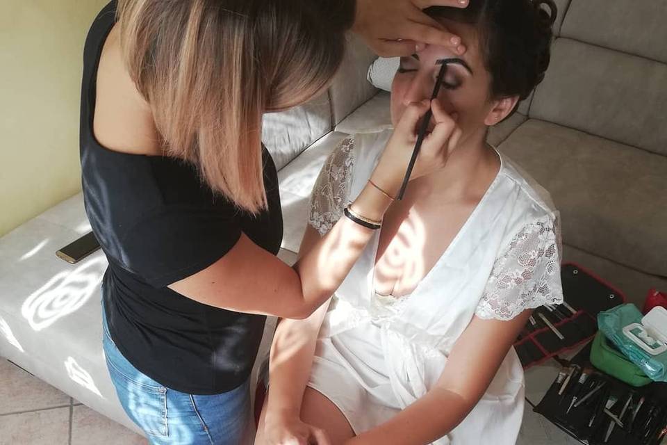 Preparazione sposa