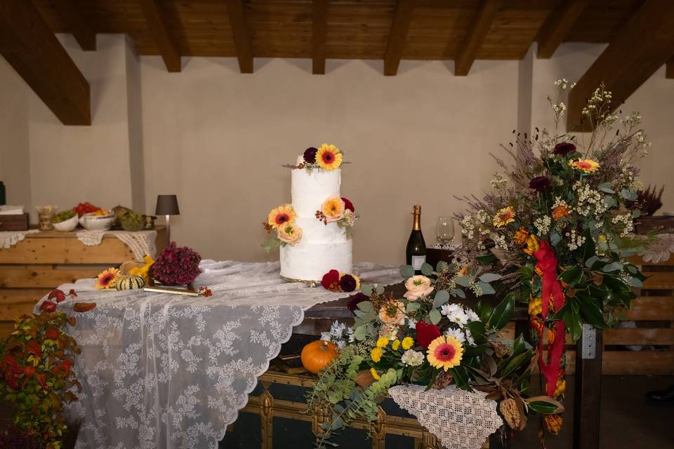 Fienile - taglio torta