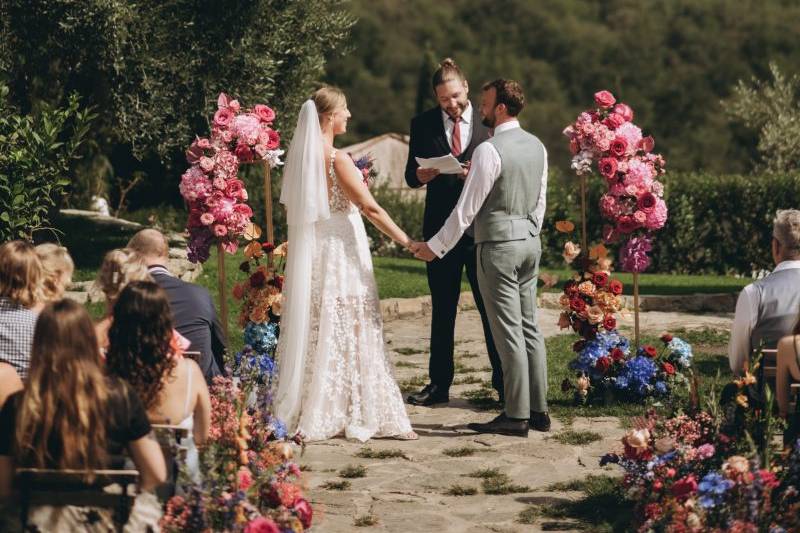 A summer wedding