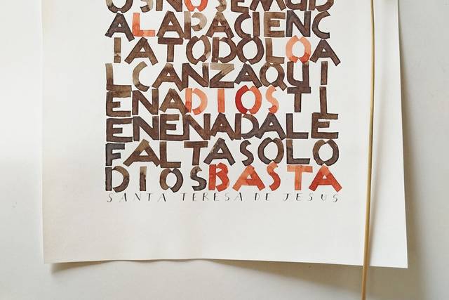 Calligrafia su poesia