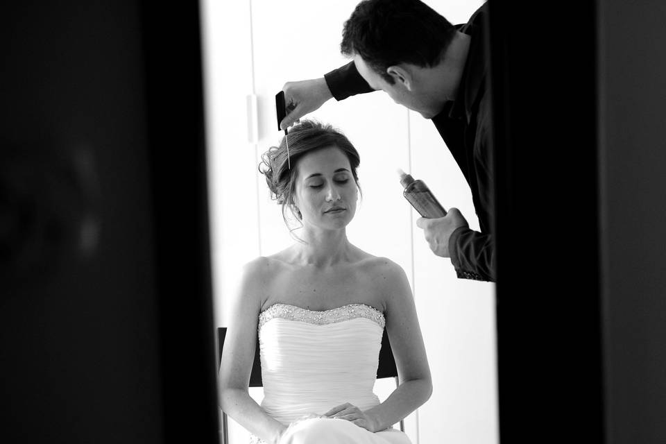 Preparazione sposa