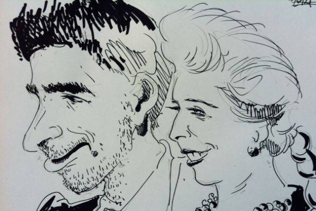 Caricature per matrimonio