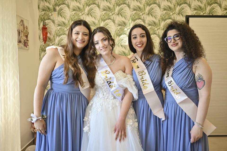 Bride's friends