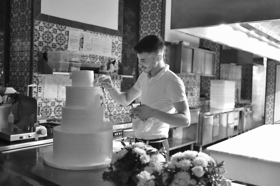 Preparazione torta