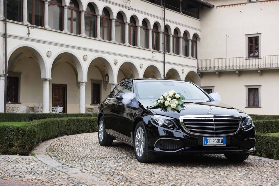 E class exclusive fiocco bianc