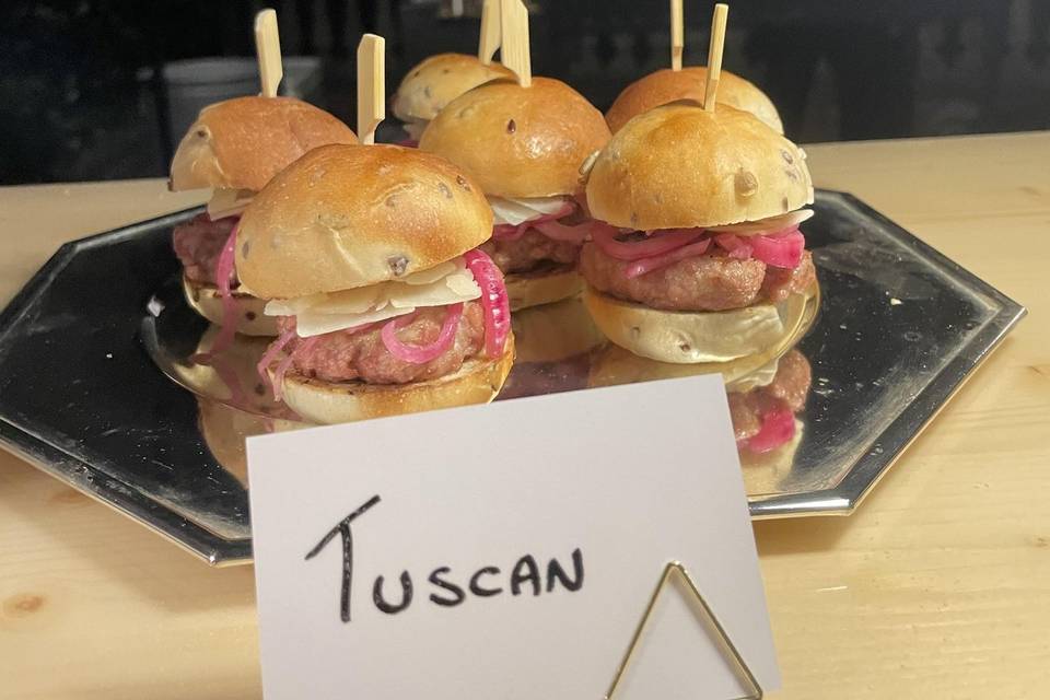 Mini Hamburger Party