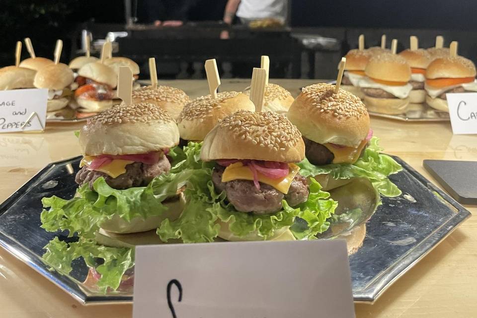 Mini Hamburger Party