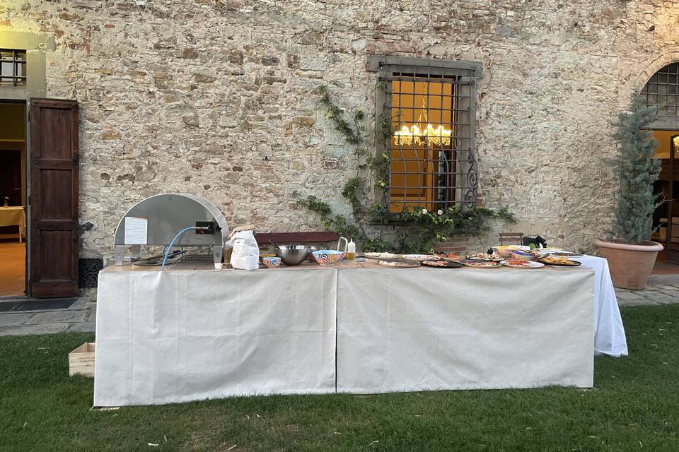 Allestimento serata buffet