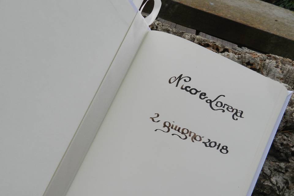 Guest book bianco