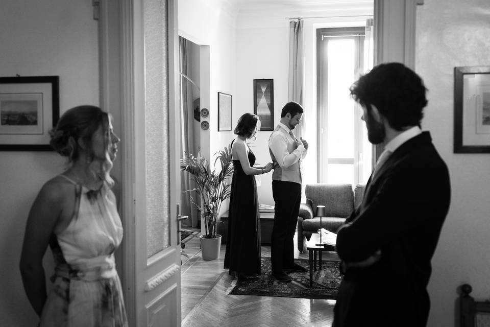 Preparazione Sposo