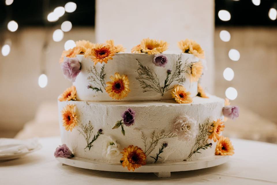 Wedding cake a 2 piani