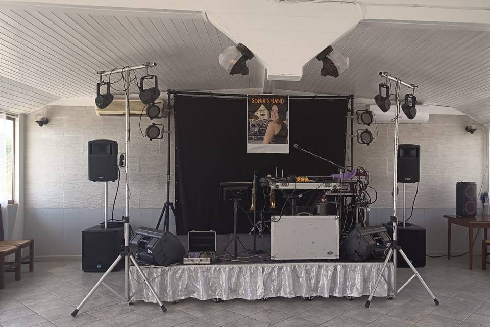 Foto con palco