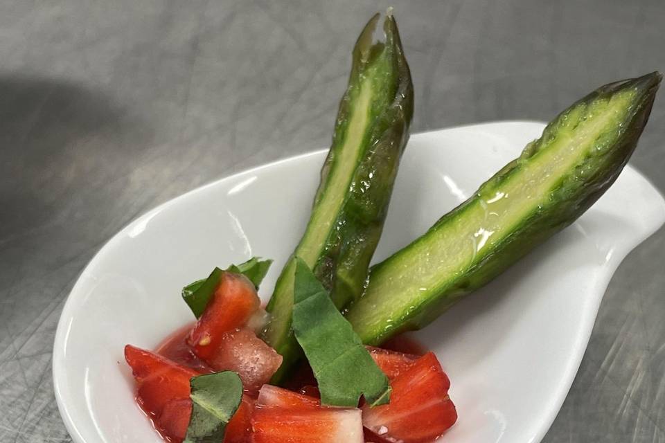 Asparagi in finger food