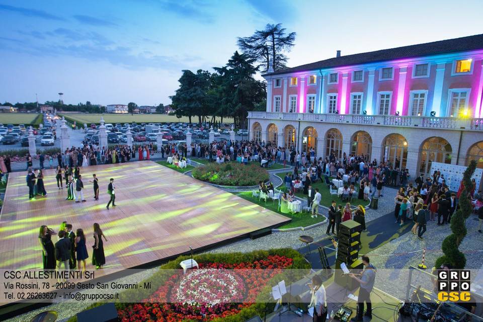 Pista da ballo e palco csc
