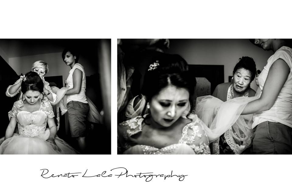 The Bride / getting ready