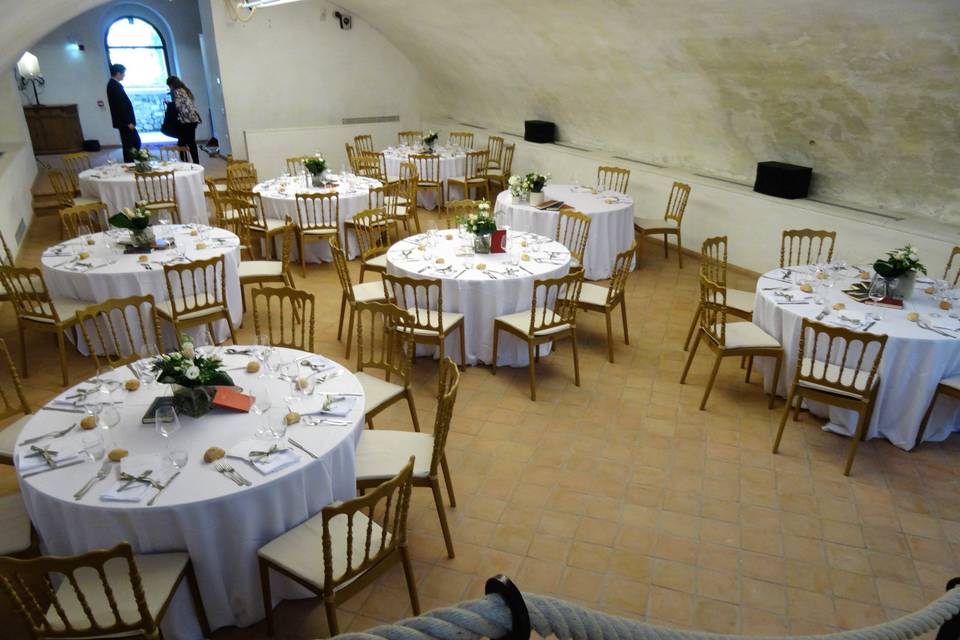 Sala da pranzo in castello