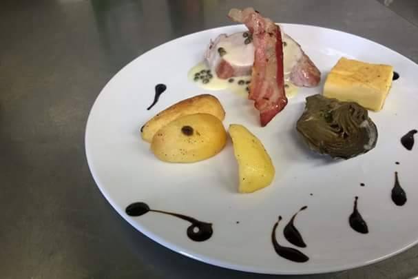 Filetto di maiale al pepe menù