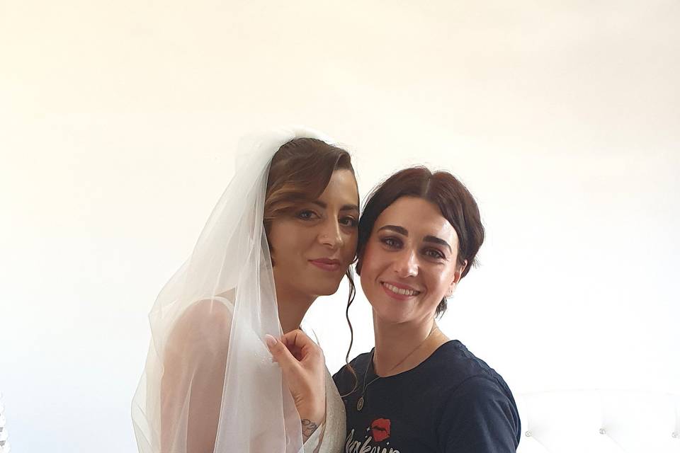 Back-stage sposa