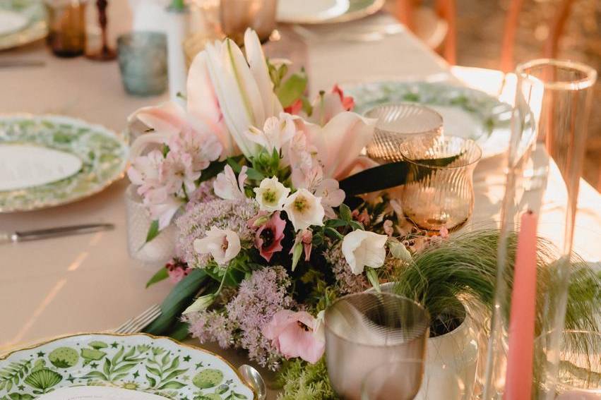Wedding table details