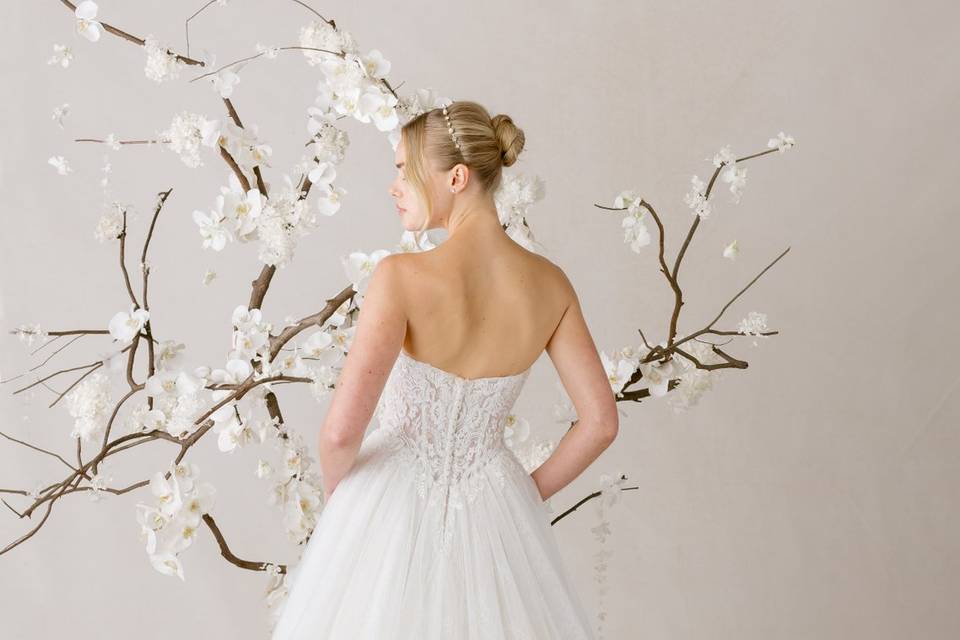 Amigoni sposa pizzo chantilly