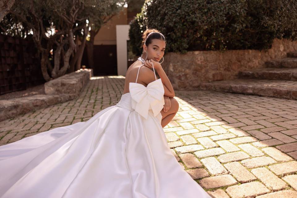 Amigoni sposa spacco