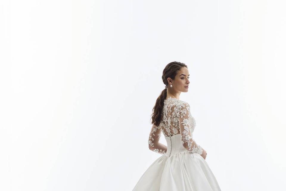 Amigoni Sposa corsetto mikado