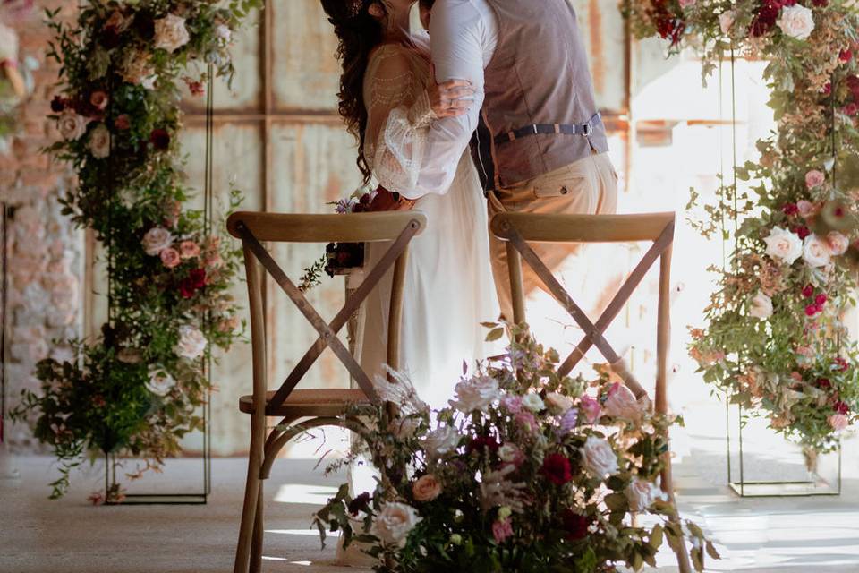 Bride and groom