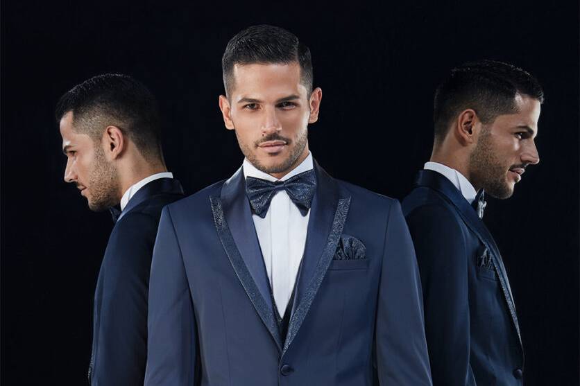 Amigoni Sposo completo blu