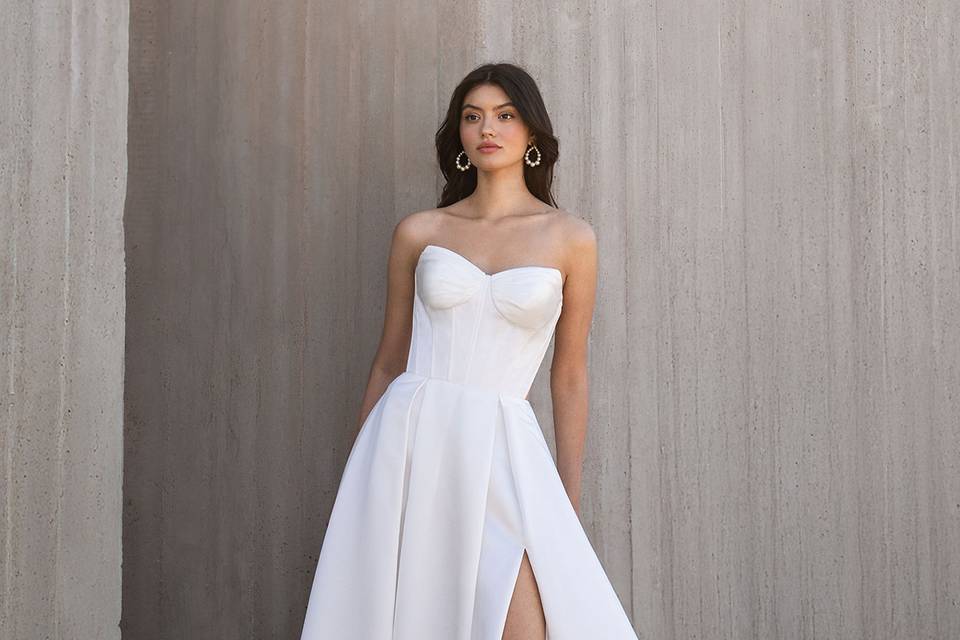 Amigoni Sposa mikado spacco