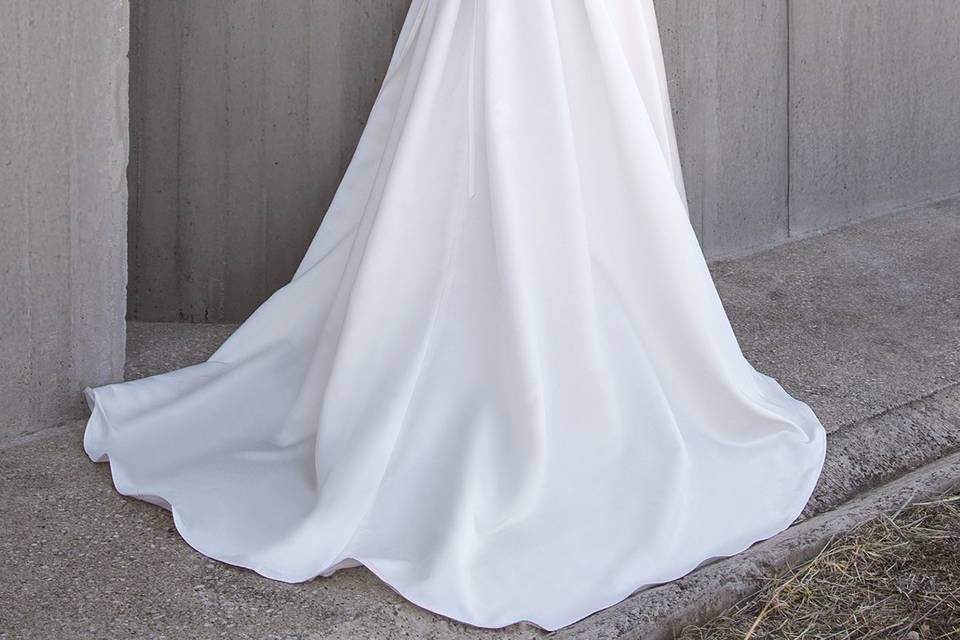 Amigoni Sposa corsetto mikado