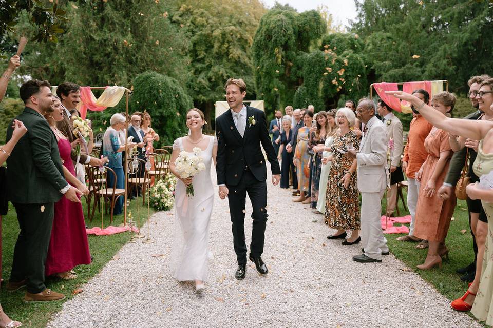 Wedding in a castle