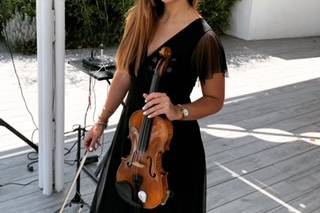 Violino durante il buffet