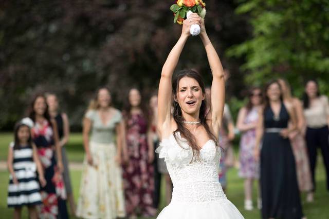 Lancio del bouquet