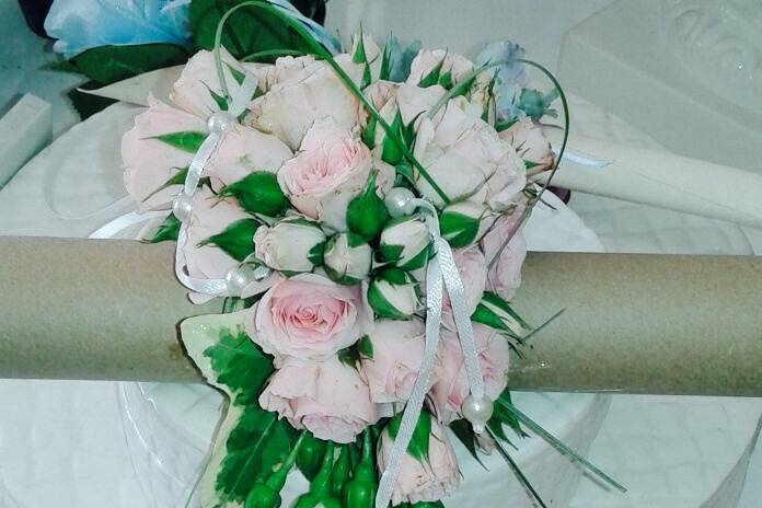 Bouquet da polso sposa