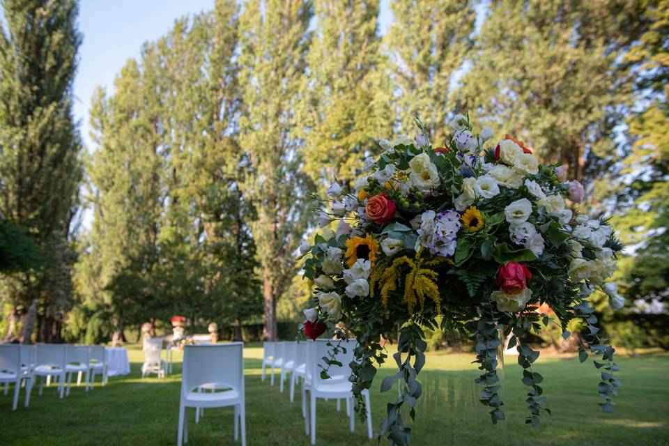 Allestimento matrimonio