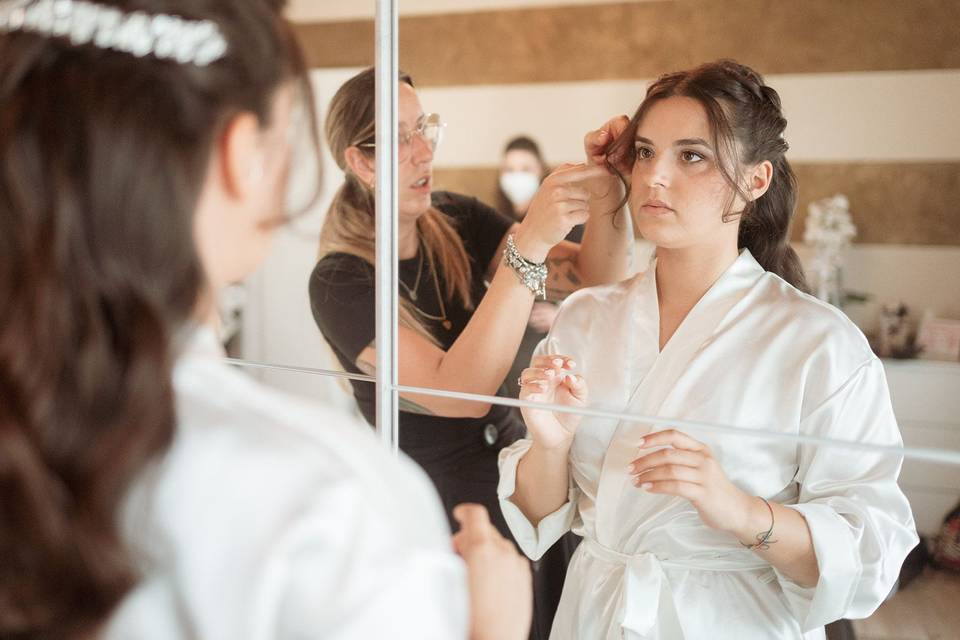 Preparazione sposa