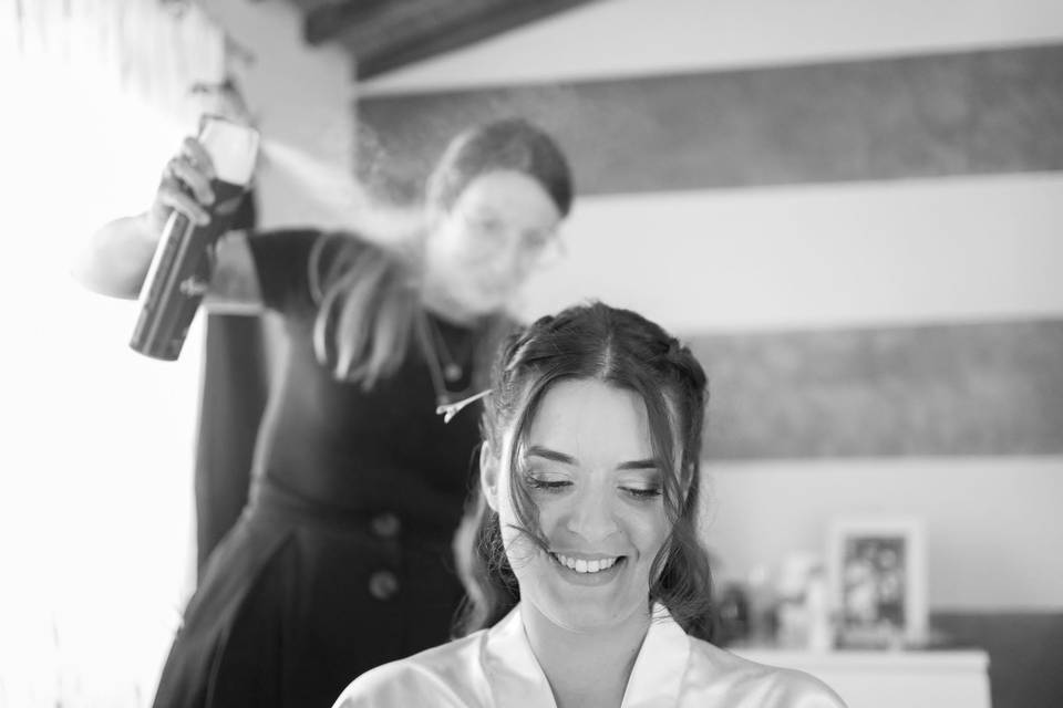 Preparazione sposa