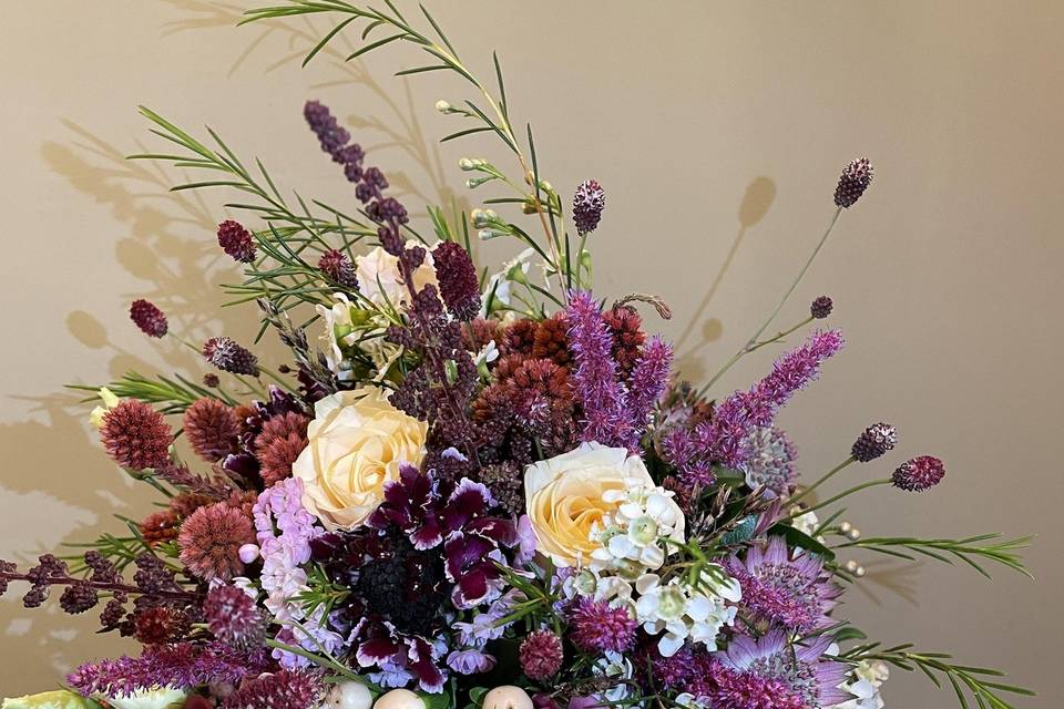 Bouquet da sposa autunnale