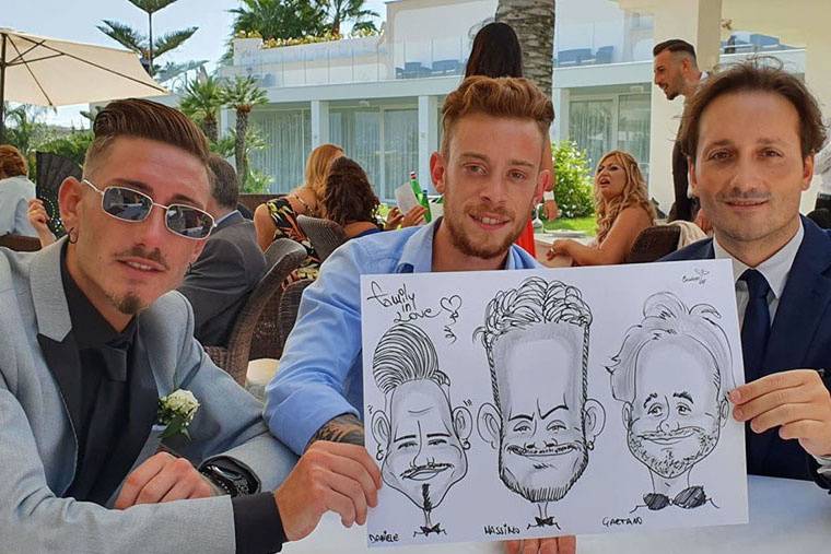 Caricatura invitati