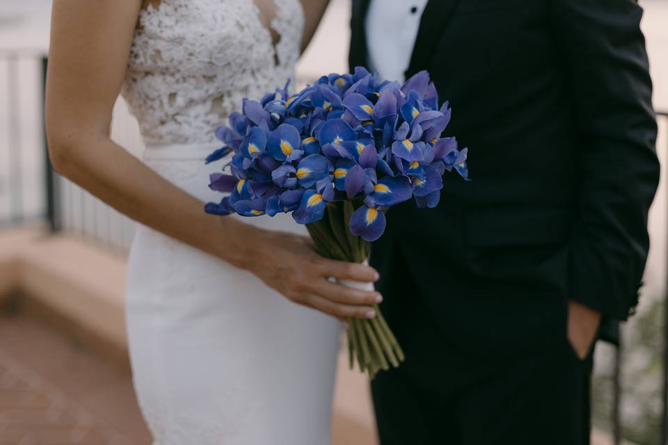 Iris bouquet