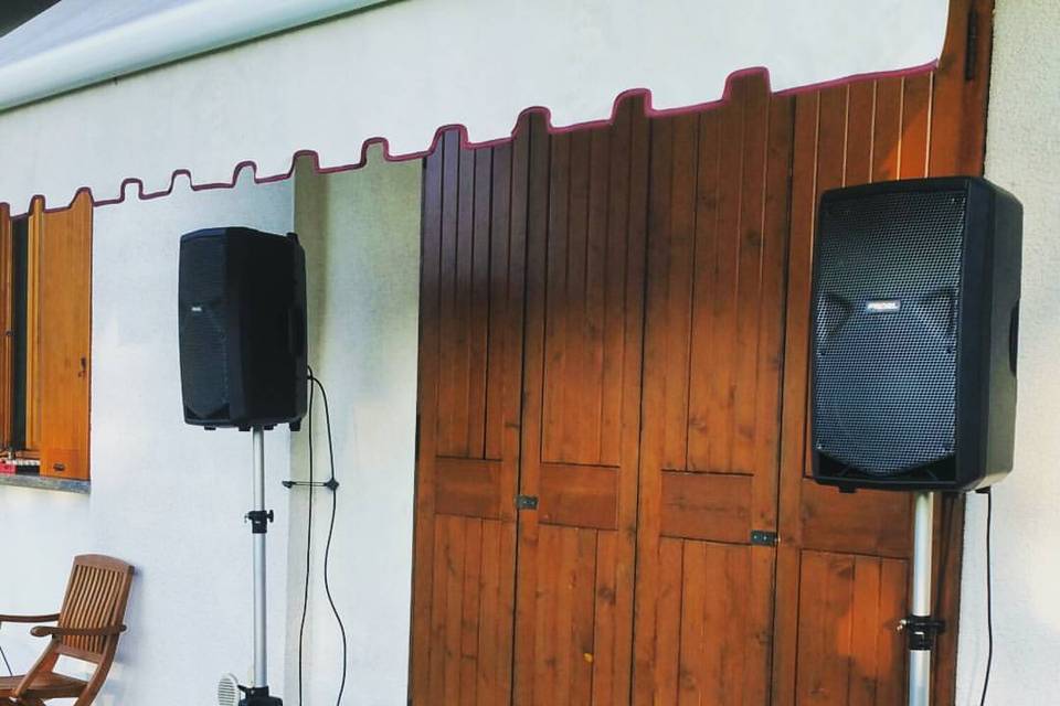 Impianto musica nozze