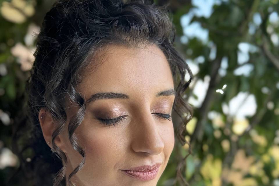 Bridal make-up, Francesca