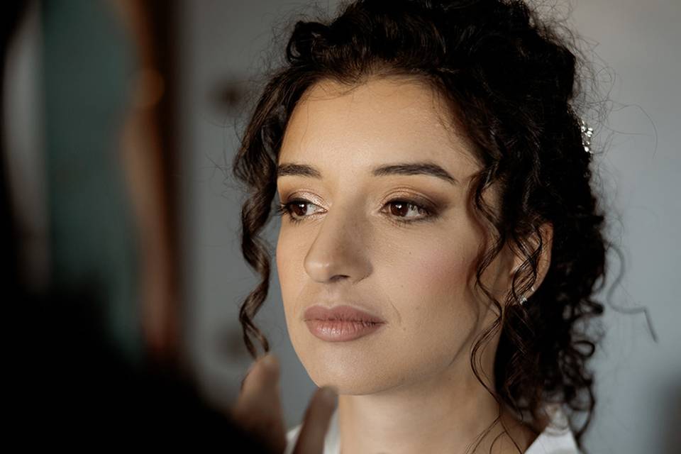 Bridal make-up, Francesca